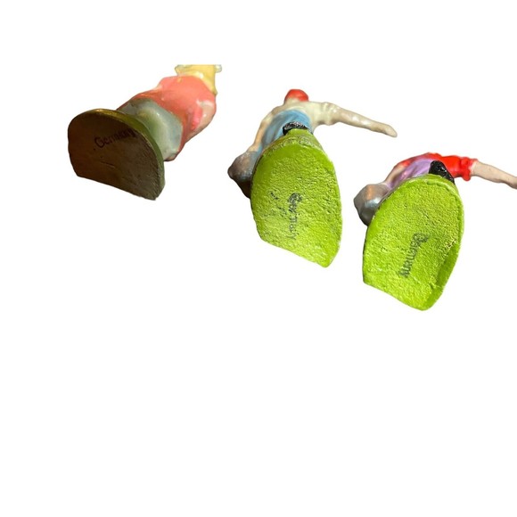 VTG Elastolin Putz Farm Toy Figures Set Of 3 German Toys - Picture 5 of 6